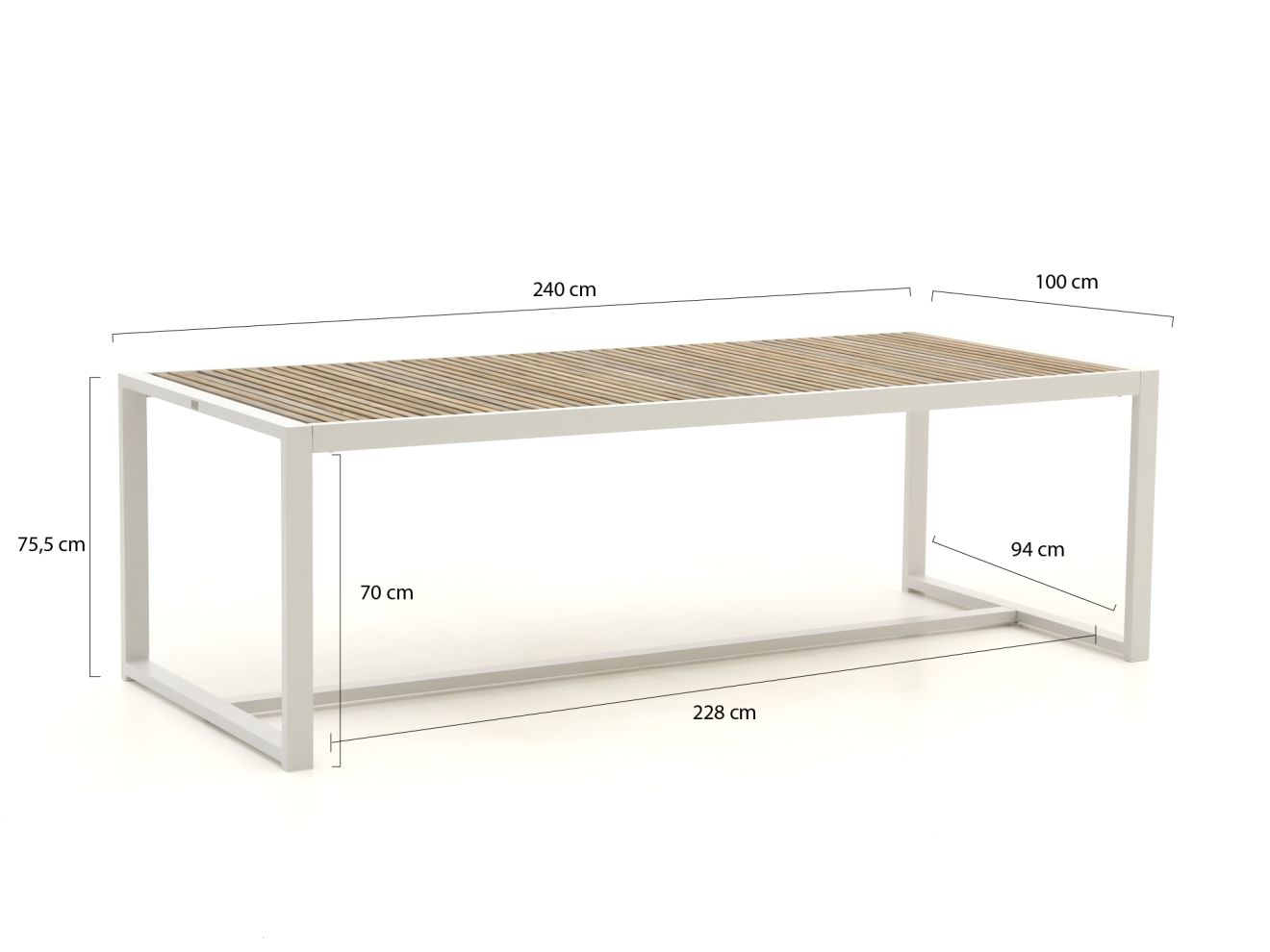 Bellagio Cadora 240 cm Gartenmöbel-Set ...