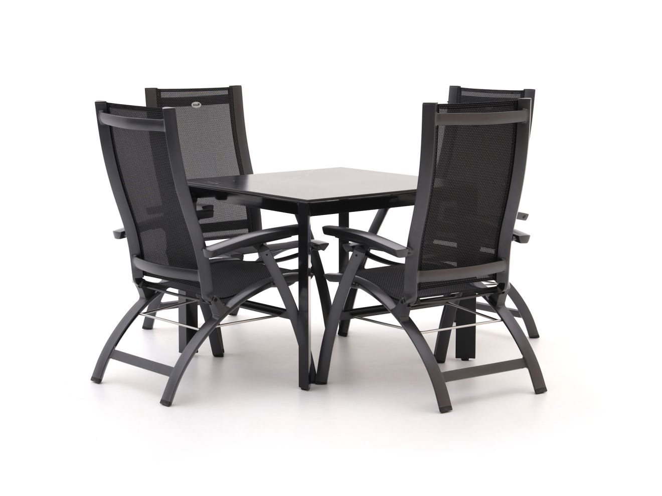 Hartman Primo/Sestino 90 cm Gartenmöbel-Set 5-Teilig verstelbaar