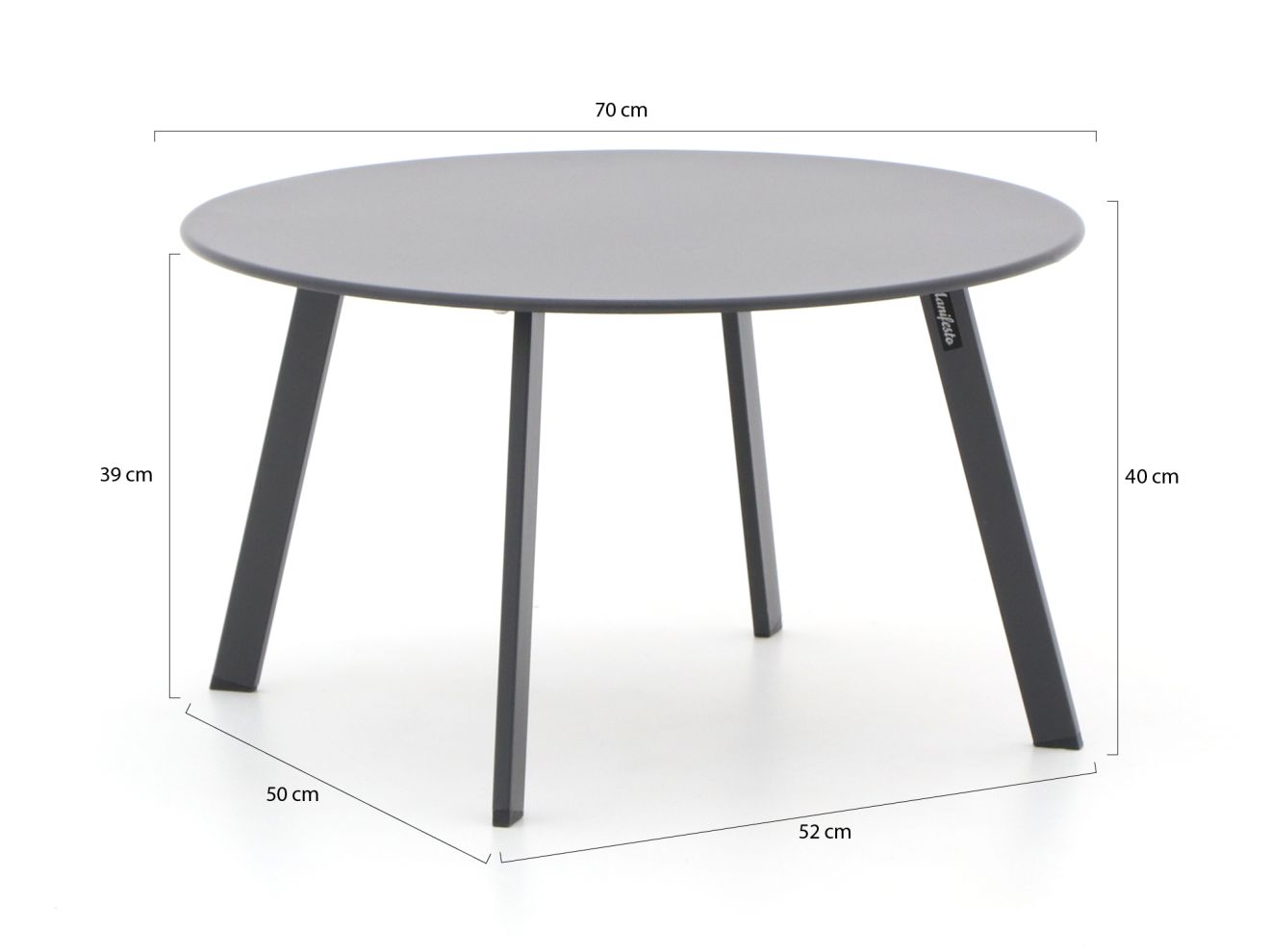 Manifesto Bovezzo Beistelltisch Outdoor ...