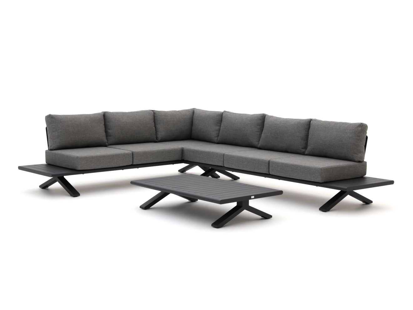 Bellagio La Tomba Ecklounge-Set 6-Sitzer 3-teilig links Grau 327x255cm Rabatt: 33 %