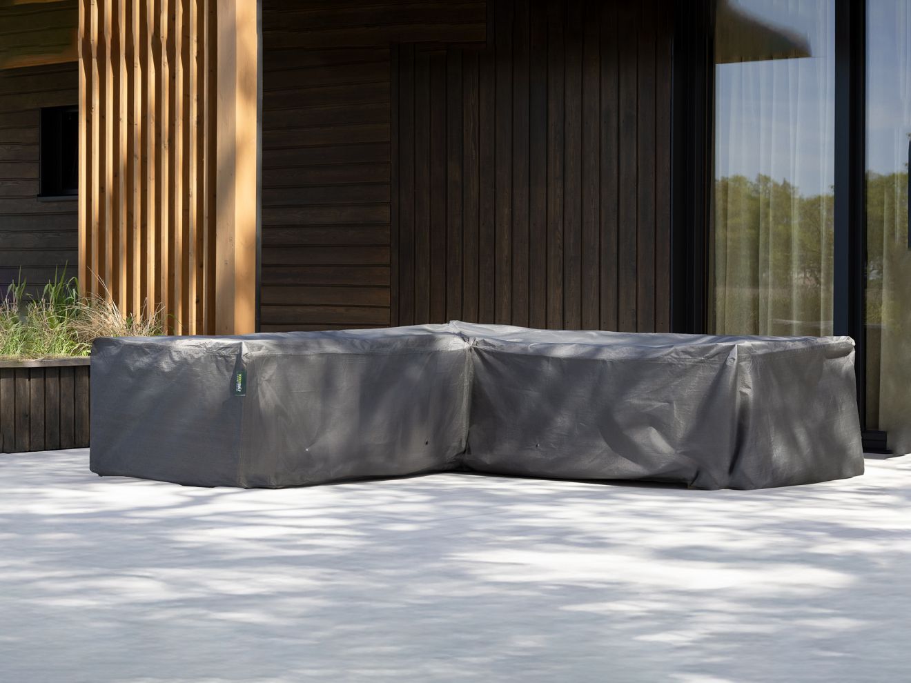 Kees Smit Gartenmöbelabdeckung Ecklounge-Set 250x90/250x90x65 cm Grau  Rabatt: 19 %