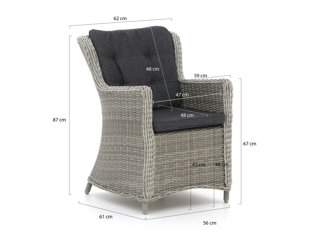 Intenso Milano/ROUGH-X 100 cm Gartenmöbel-Set 3-teilig günstig online kaufen