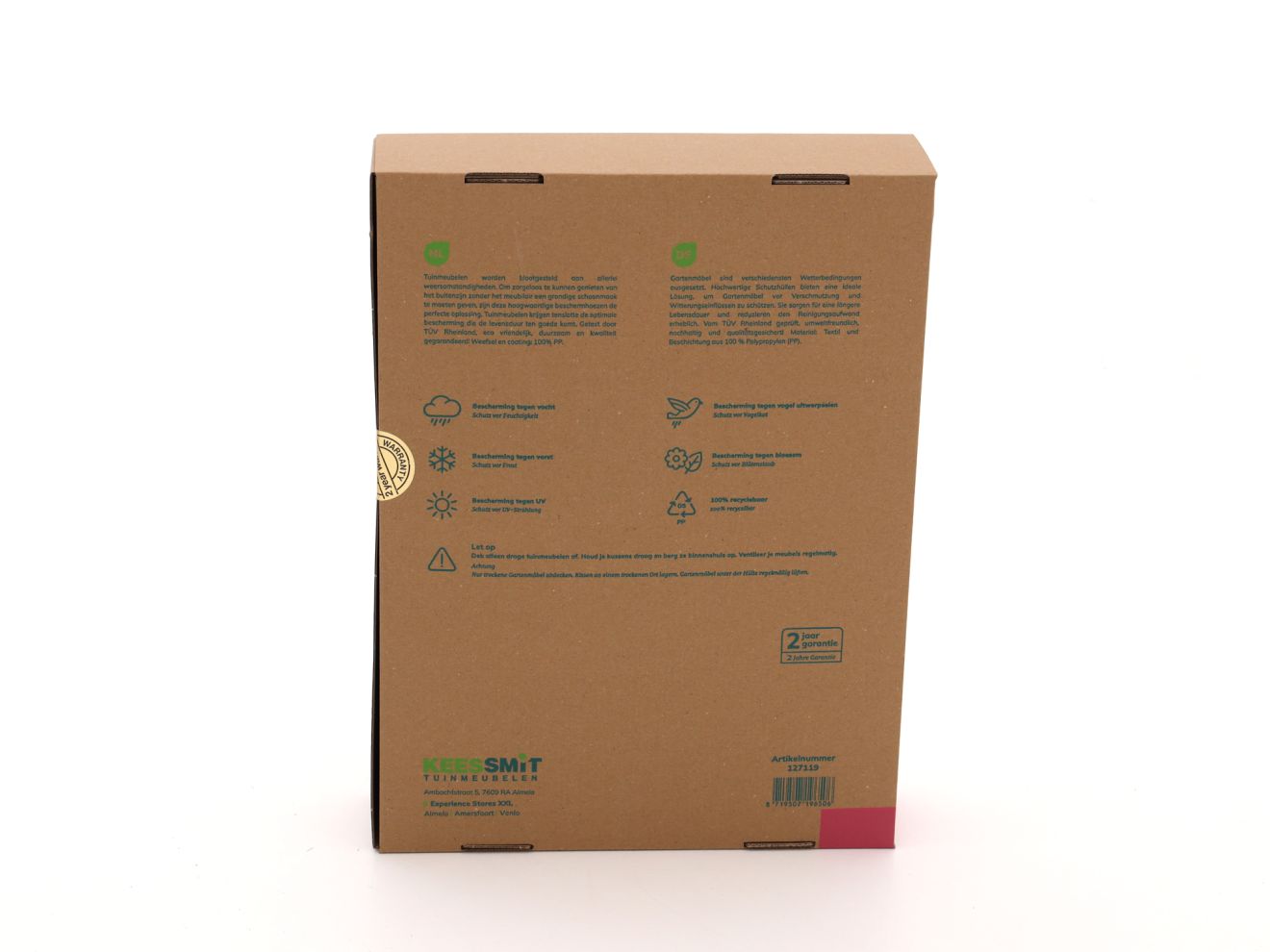 Kees Smit Gartenmöbelabdeckung Eckloung...