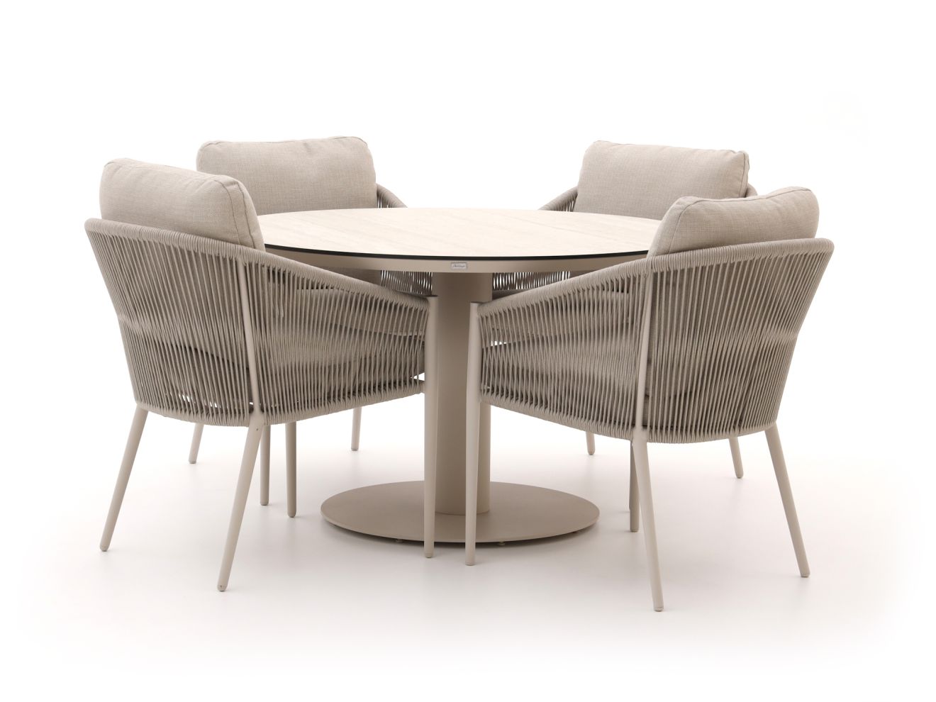 Bellagio Mineo/La Fonte ø120cm Gartenmöbel-Set 5-teilig günstig online kaufen