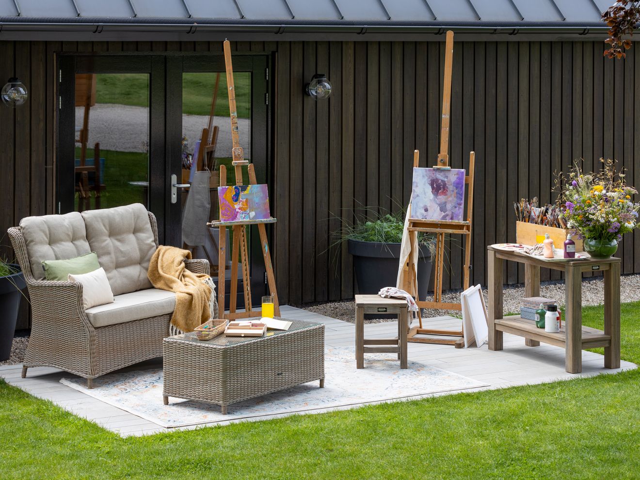 ROUGH-X Konsolentisch Outdoor 100x42x75 ... ROUGH-X Konsolentisch Outdoor 100x42x75 ...