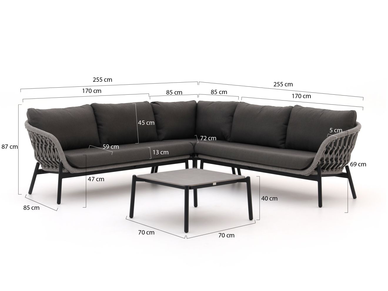 Bellagio Cupello Ecklounge-Set 4-teilig ...