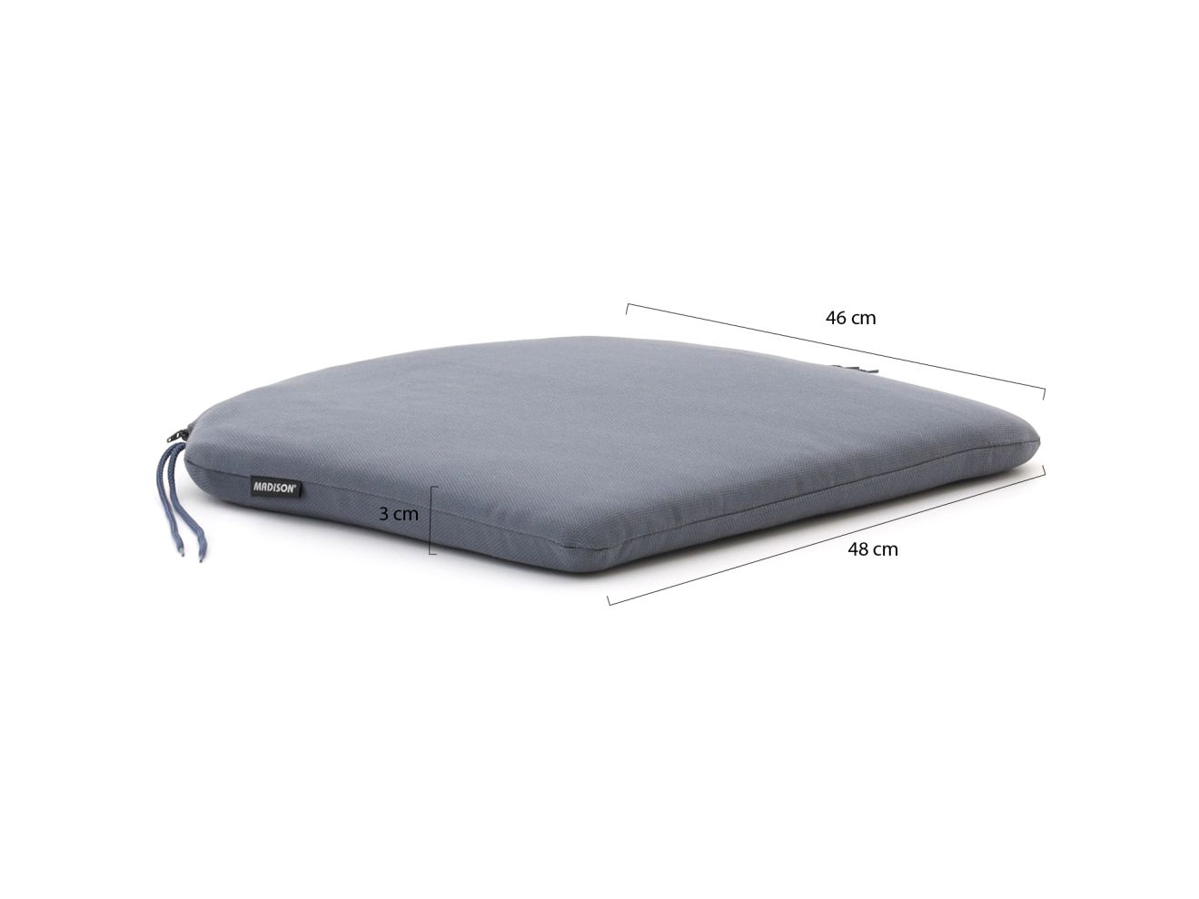 Madison Sitzkissens Schalenstuhl 48x46 cm Sitz günstig online kaufen