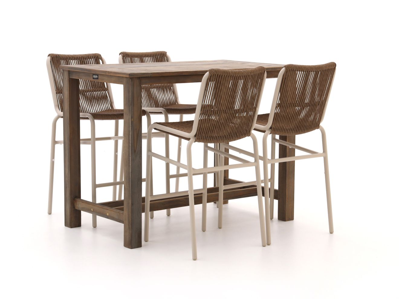 Bellagio Caronia/ROUGH-X 135 cm Gartenbar-Set 5-teilig stapelbar günstig online kaufen
