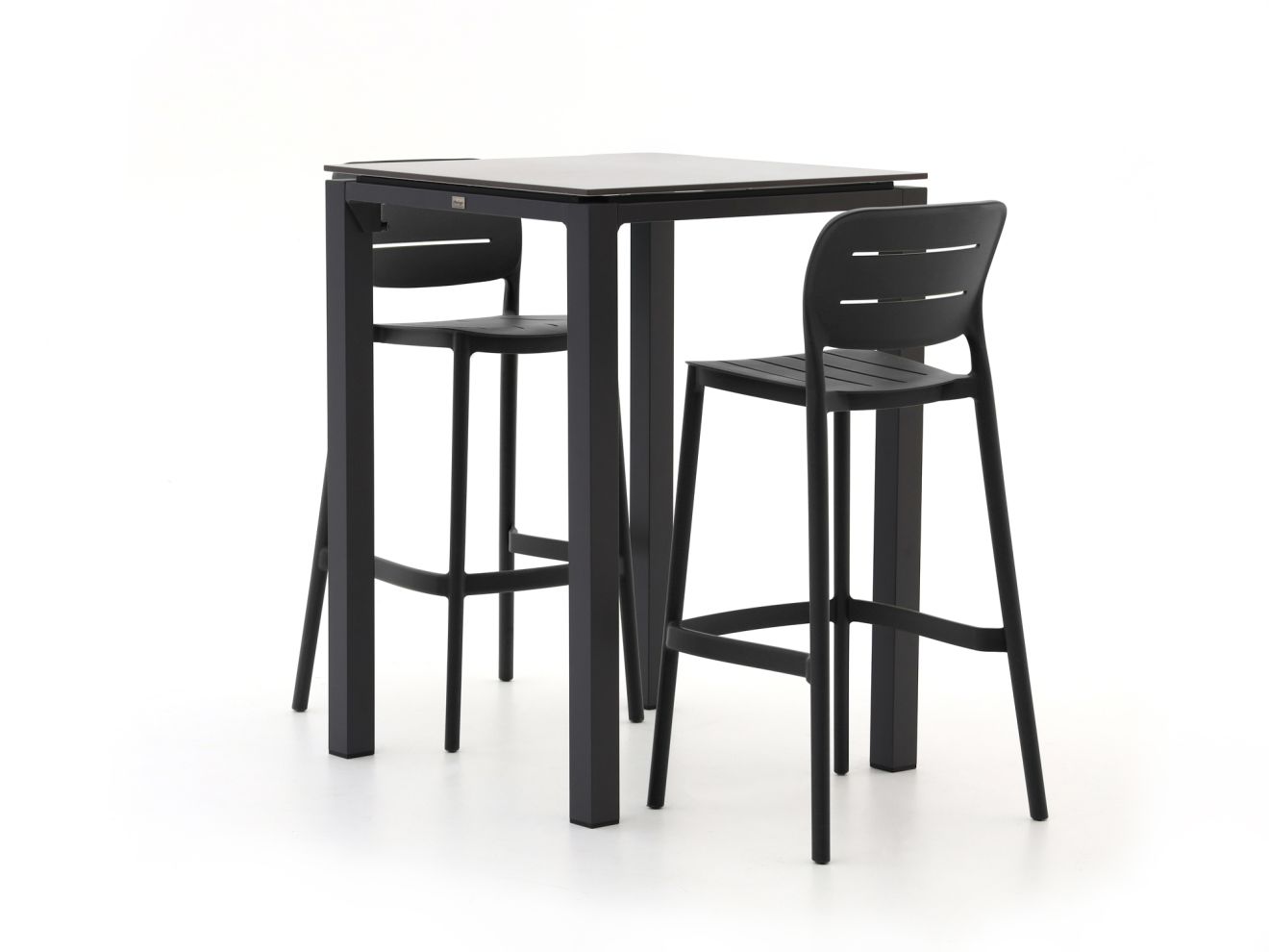 Forza Pazzia/Trecenta 75 cm Gartenbar-Set 3-teilig stapelbar günstig online kaufen