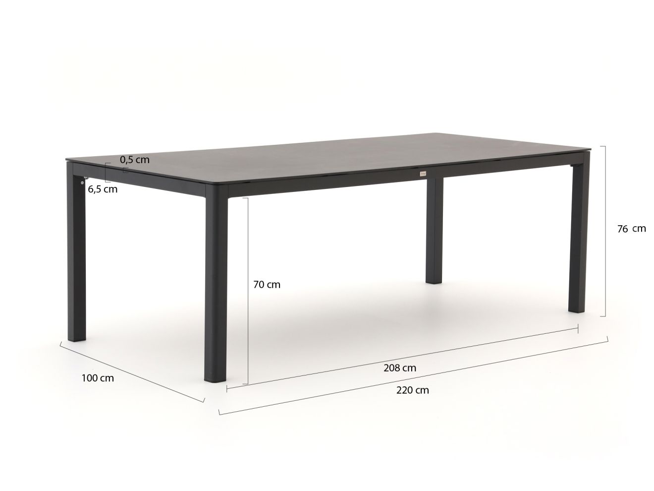 Intenso Asti/La Fonte 220 cm Gartenmöbel-Set 7-teilig Grau  Rabatt: 28 %