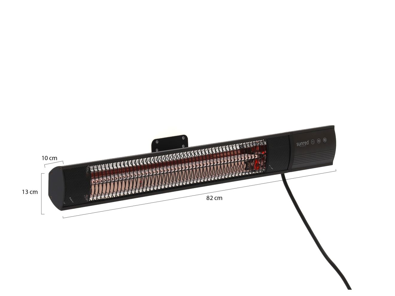 Sunred Dark Wand Heizstrahler 2500 Watt günstig online kaufen