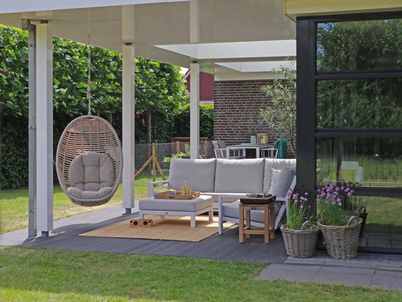 Bellagio Vezzano Lounge Gartenhocker 80x80 cm