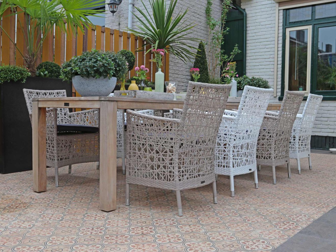 Sunyard Oxford Gartentisch 300x90 cm Bra... Sunyard Oxford Gartentisch 300x90 cm Bra...