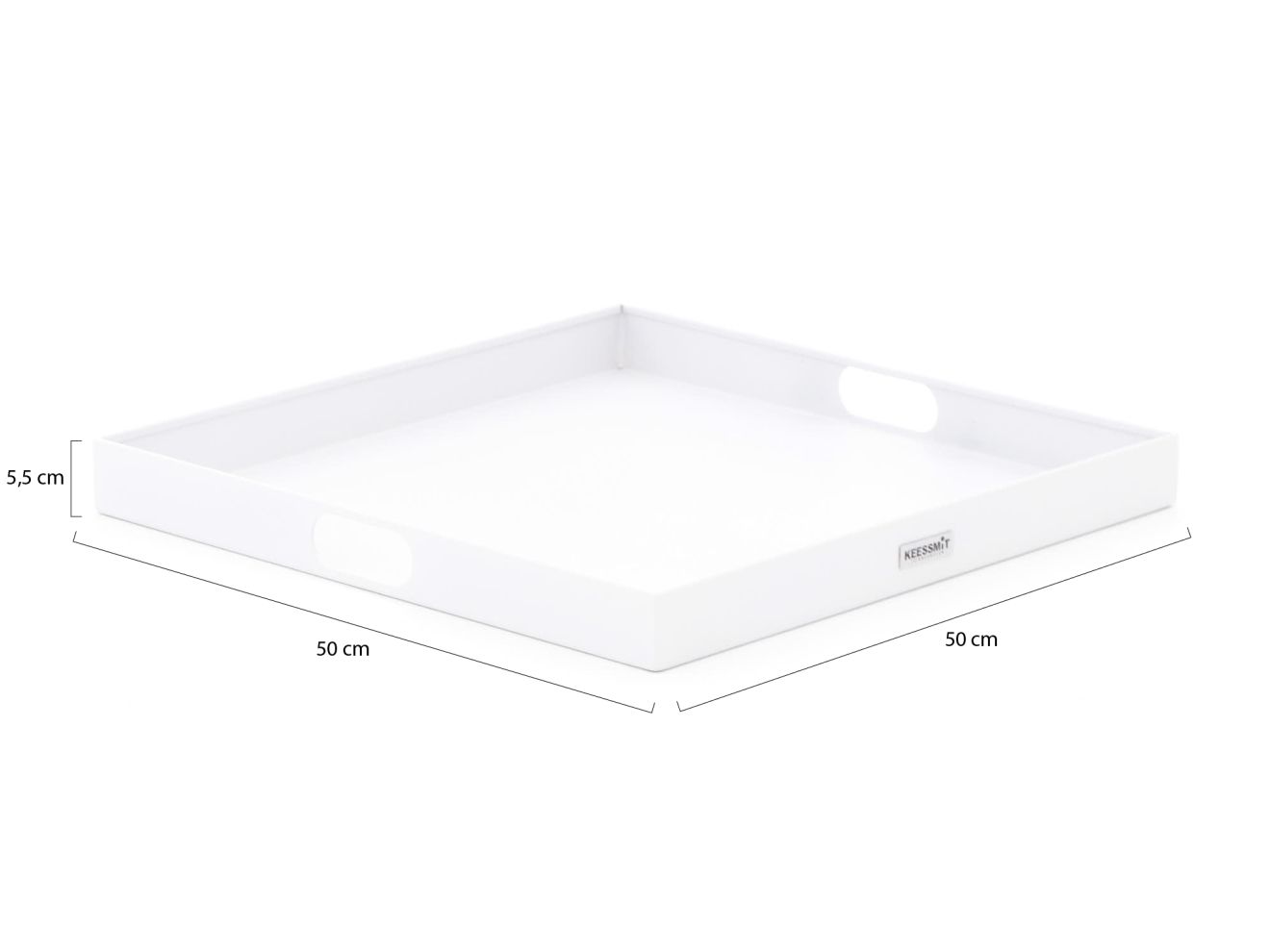 Manifesto Tablett 50x50 cm Weiß Rabatt... Manifesto Tablett 50x50 cm Weiß Rabatt...