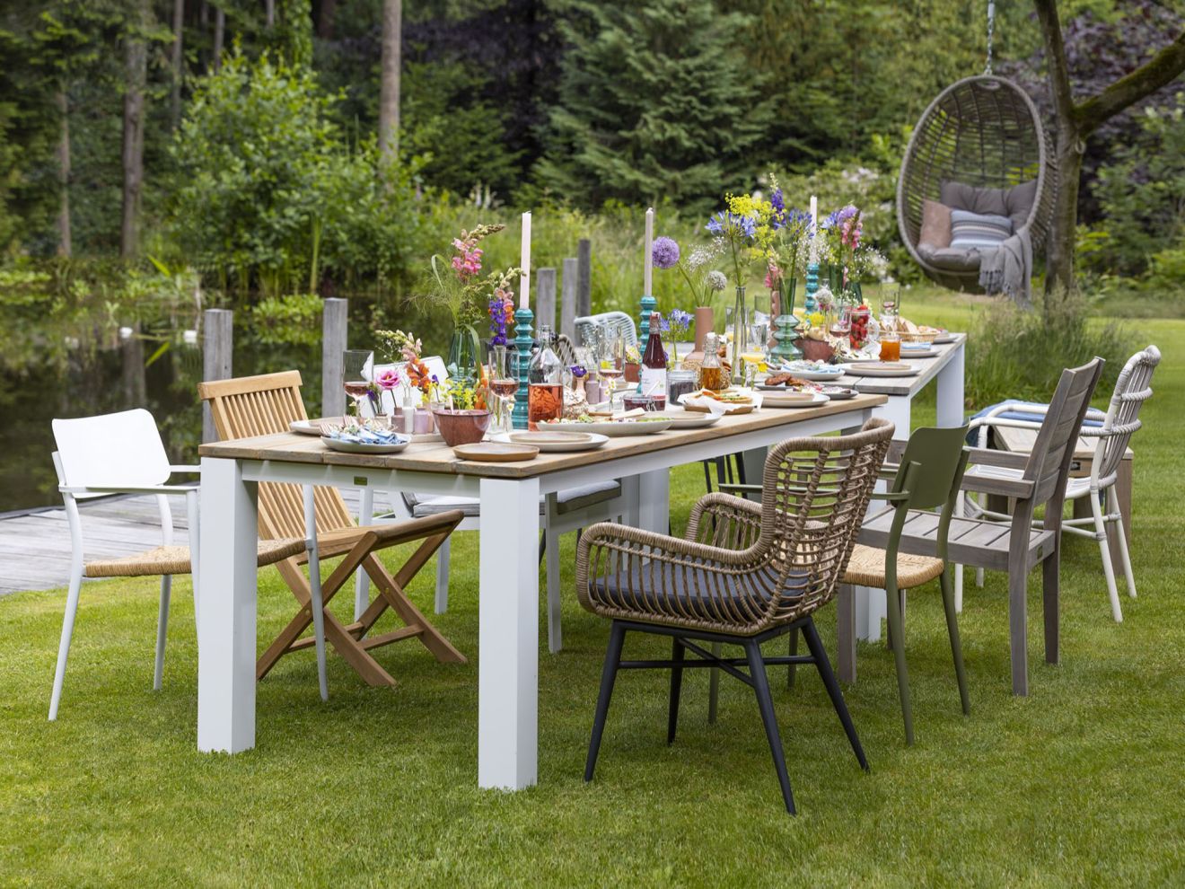 Sunyard Country Gartenstuhl zusammenklap...