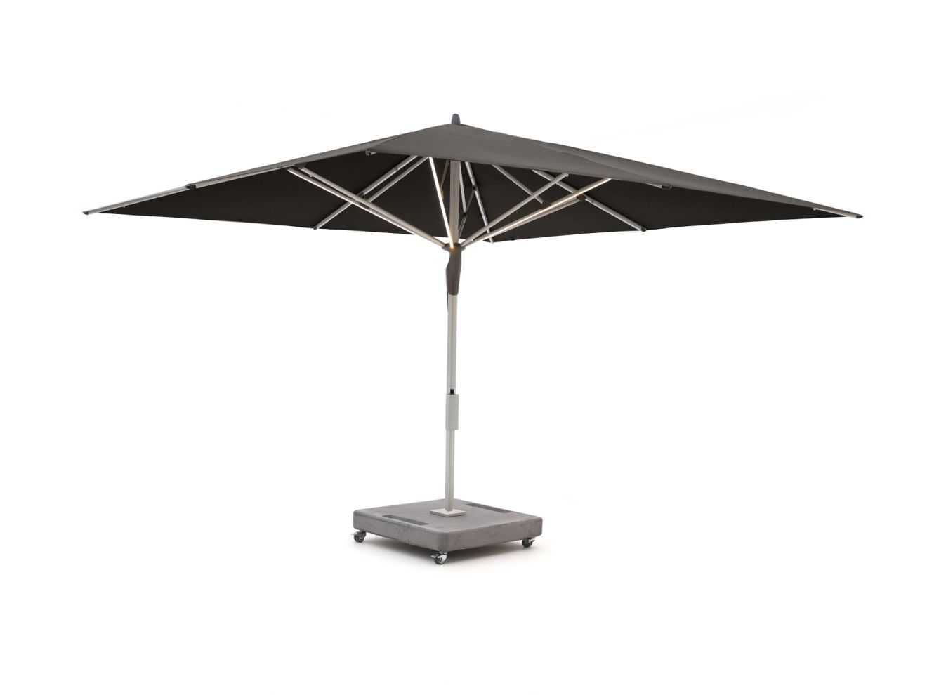 Glatz Fortello LED Sonnenschirm 400x400 cm