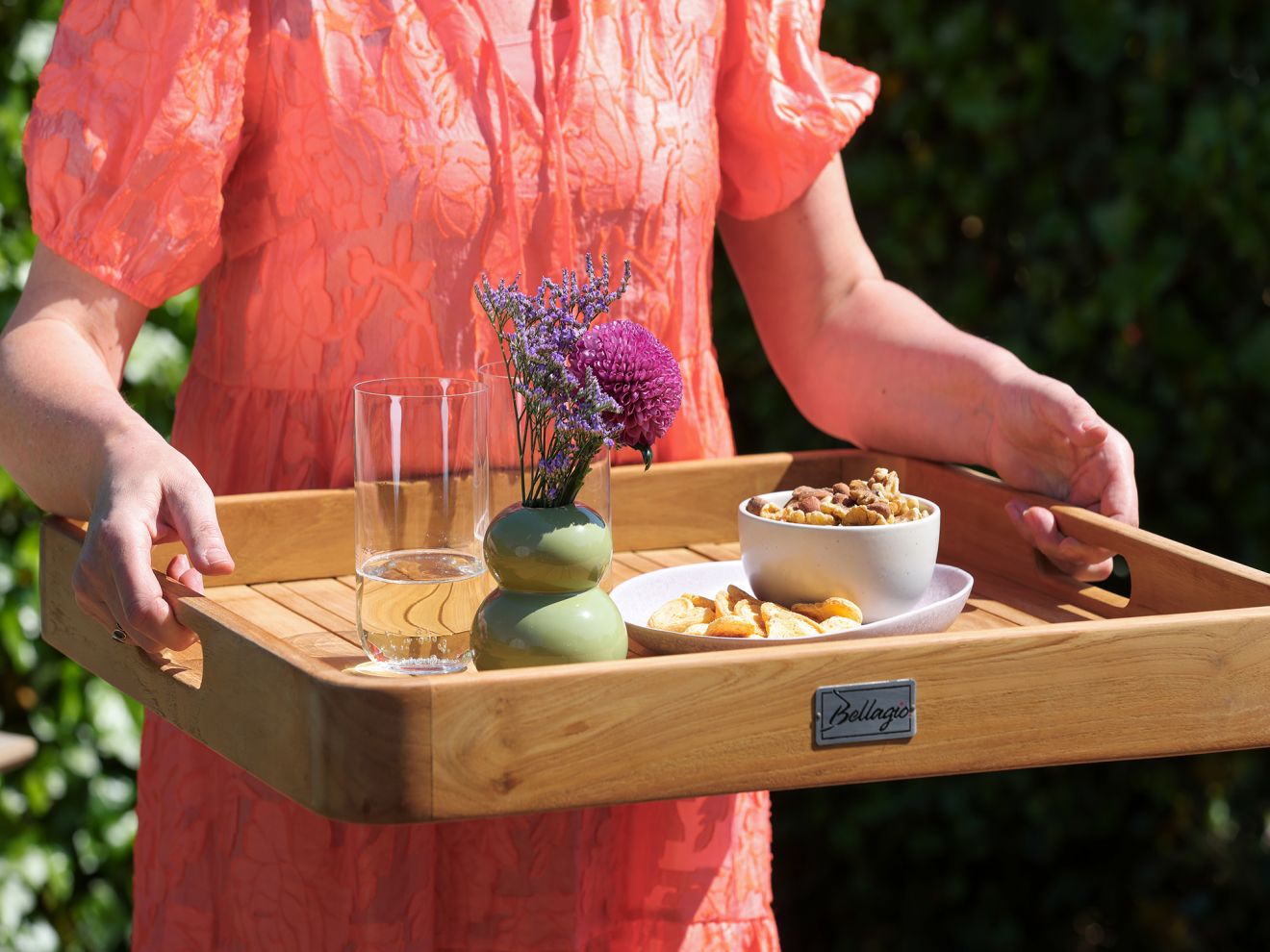 Bellagio Caccamo Tablett 70x70 cm Braun  Rabatt: 15 %