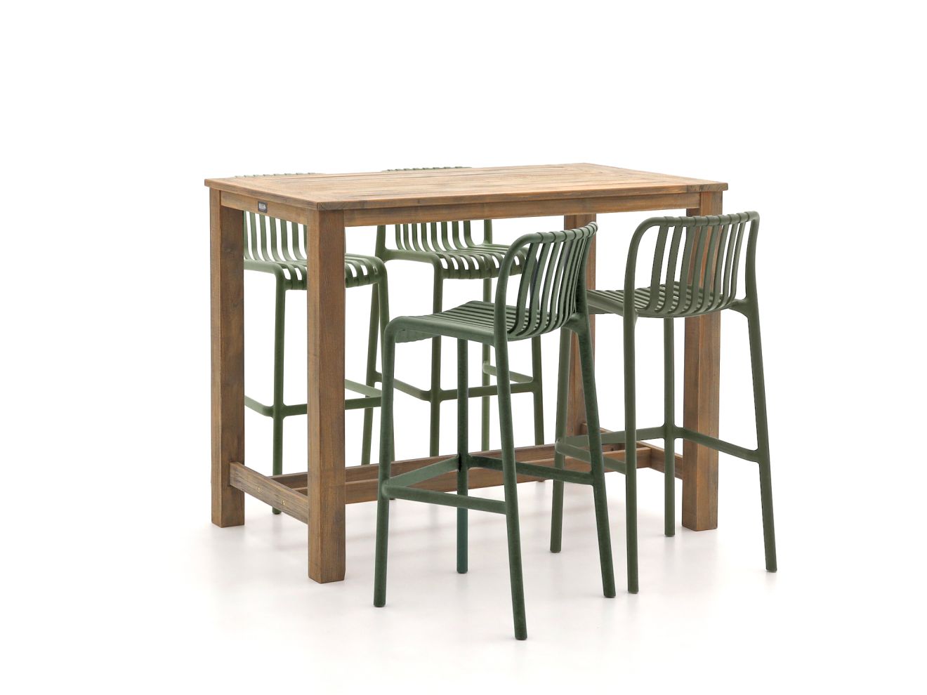 Forza Cali/ROUGH-X 135 cm Gartenbar-Set 5-teilig stapelbar Grün  Rabatt: 27 %