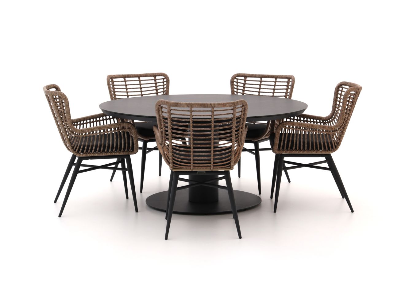 Intenso Asti/La Fonte Ø 150 cm Gartenmöbel-Set 6-teilig günstig online kaufen