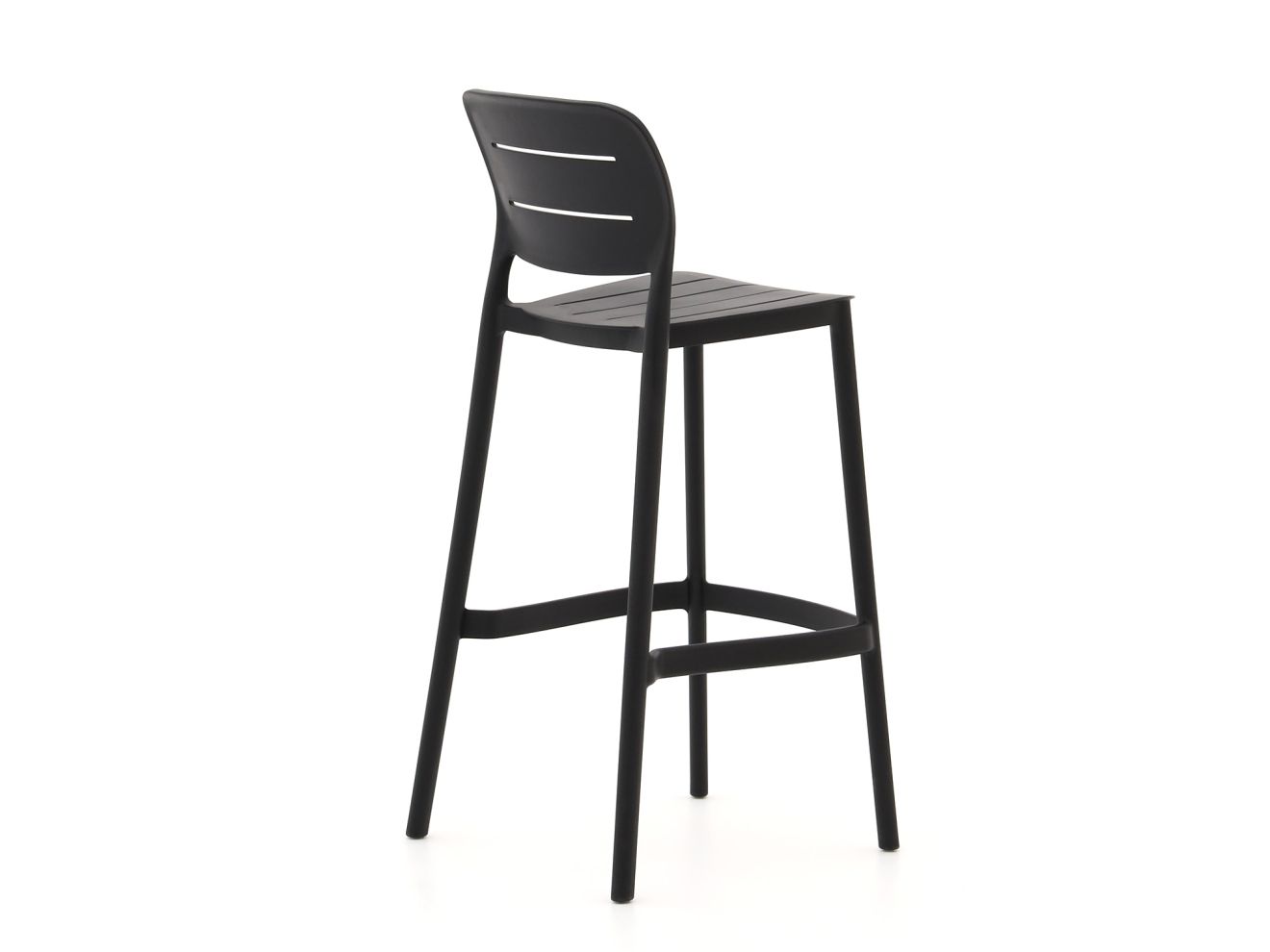 Forza Pazzia Barhocker Outdoor stapelbar Schwarz  Rabatt: 16 %