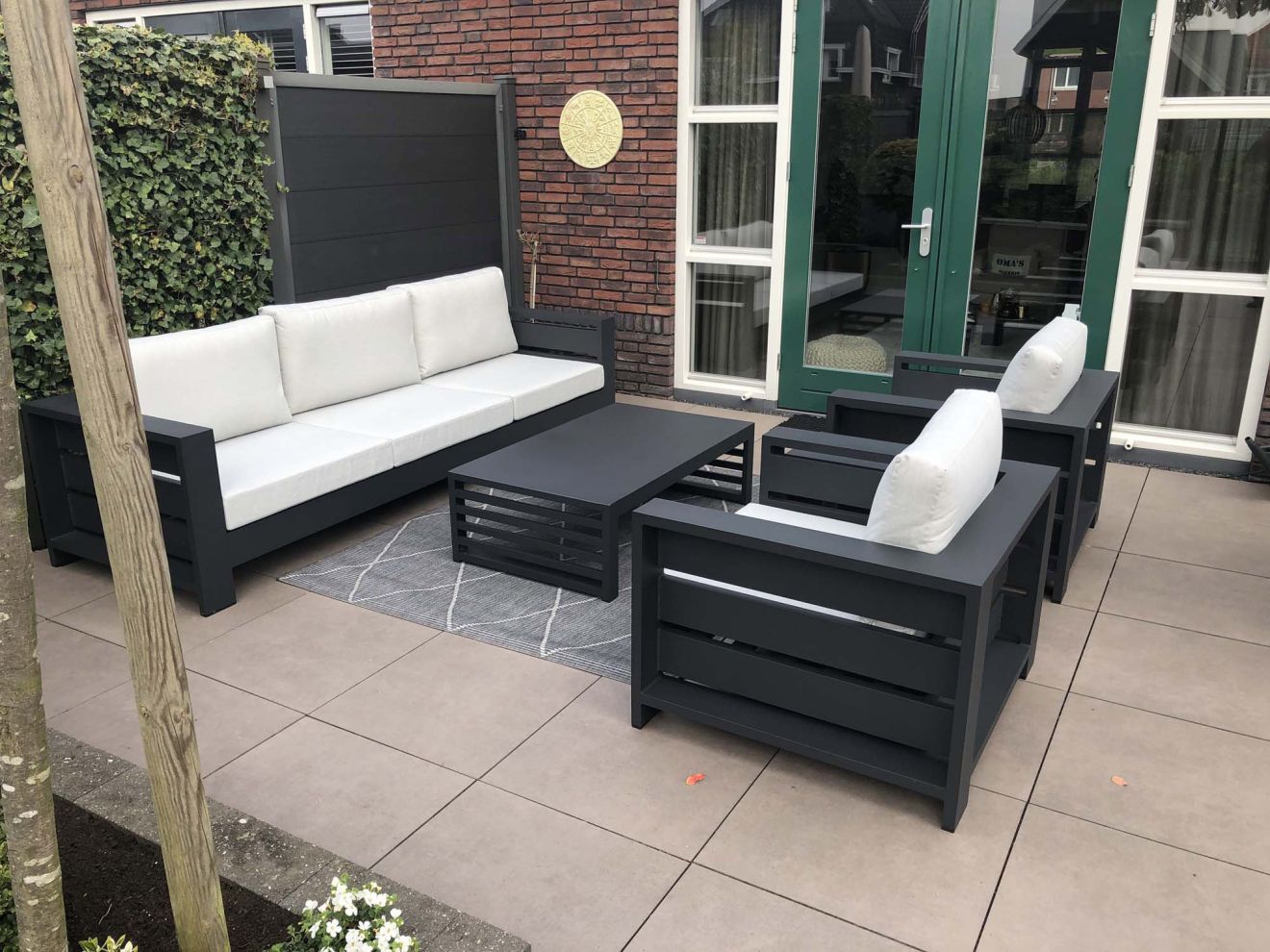 Bellagio Cadora Loungetisch 120x70x36 cm...