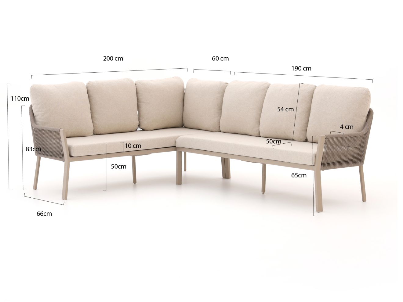 Tierra Outdoor Liv Dining Lounge-Set 2-teilig günstig online kaufen