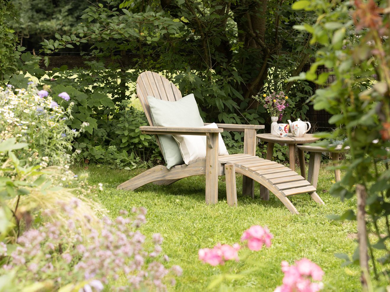 ROUGH-S Adirondack Gartensessel Braun  Rabatt: 24 %