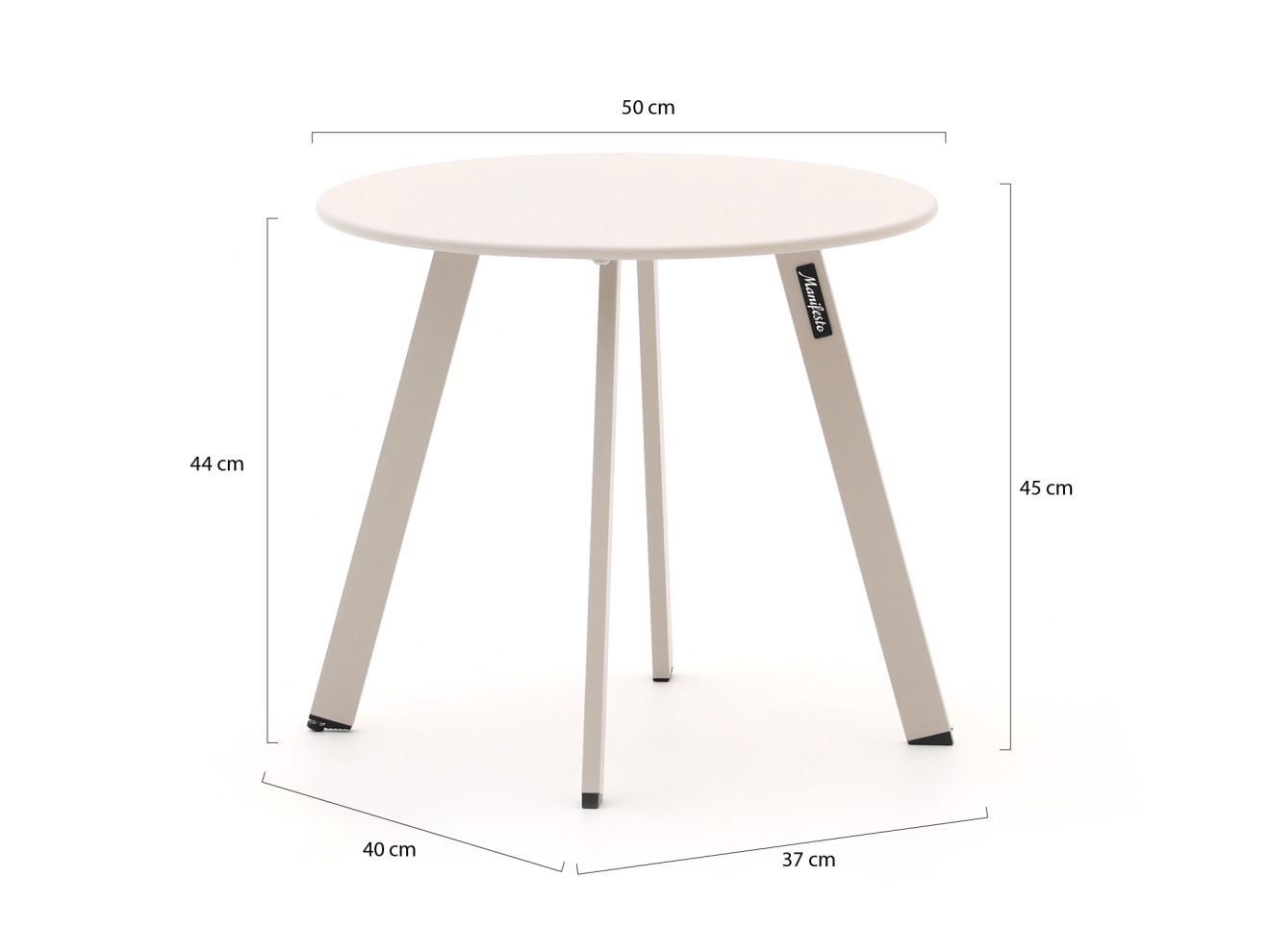 Manifesto Bovezzo Beistelltisch Outdoor-...