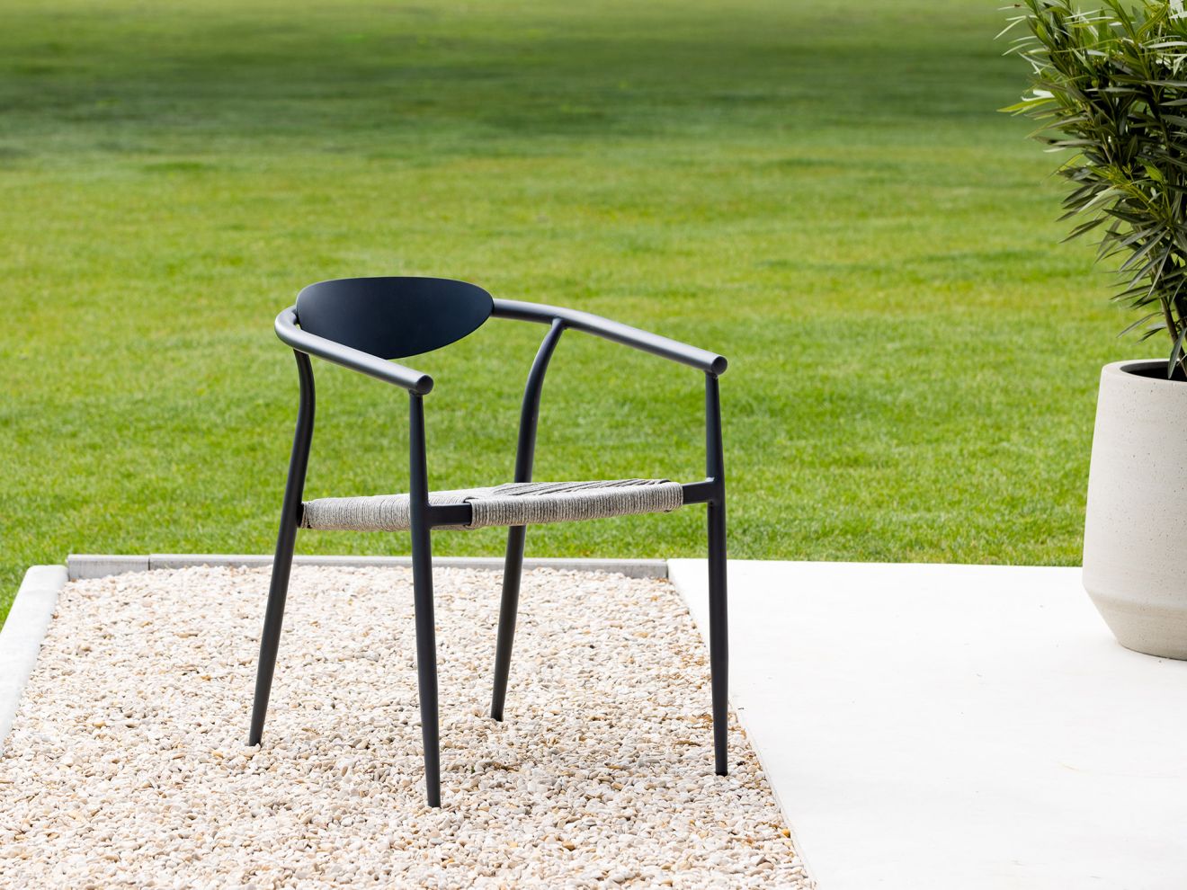 Manifesto Cavone Gartenstuhl stapelbar Grau  Rabatt: 23 %