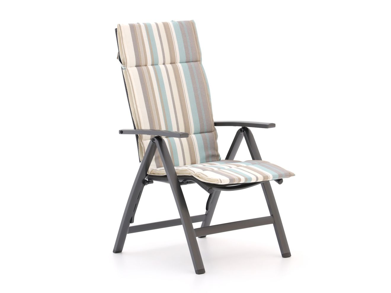 Madison Auflage Hochlehner dünn 125x50  cm Taupe 125x50cm