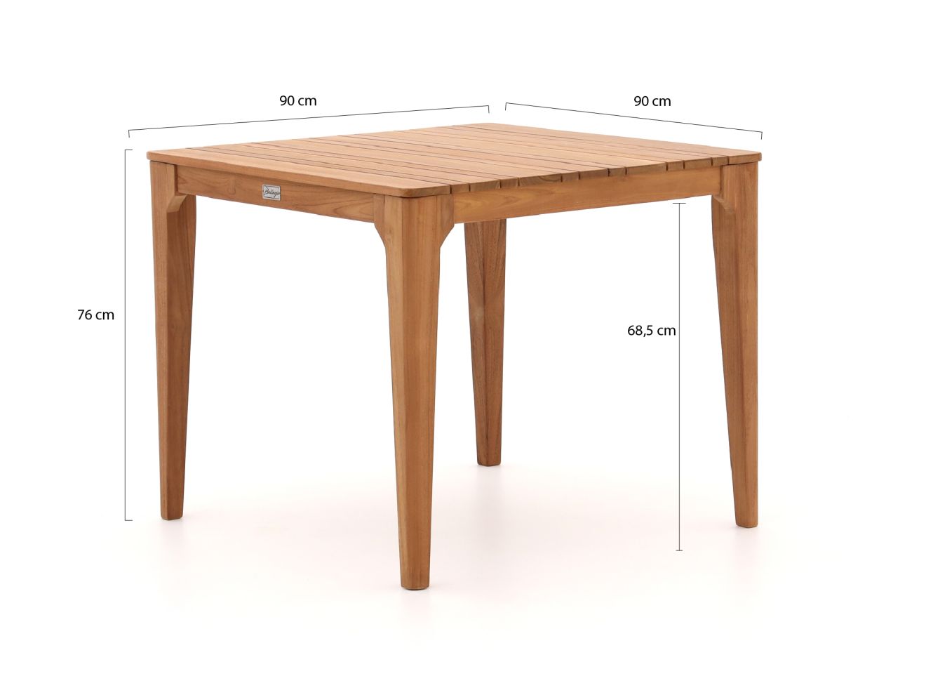Bellagio Bruca Gartentisch 90x90x76 cm günstig online kaufen