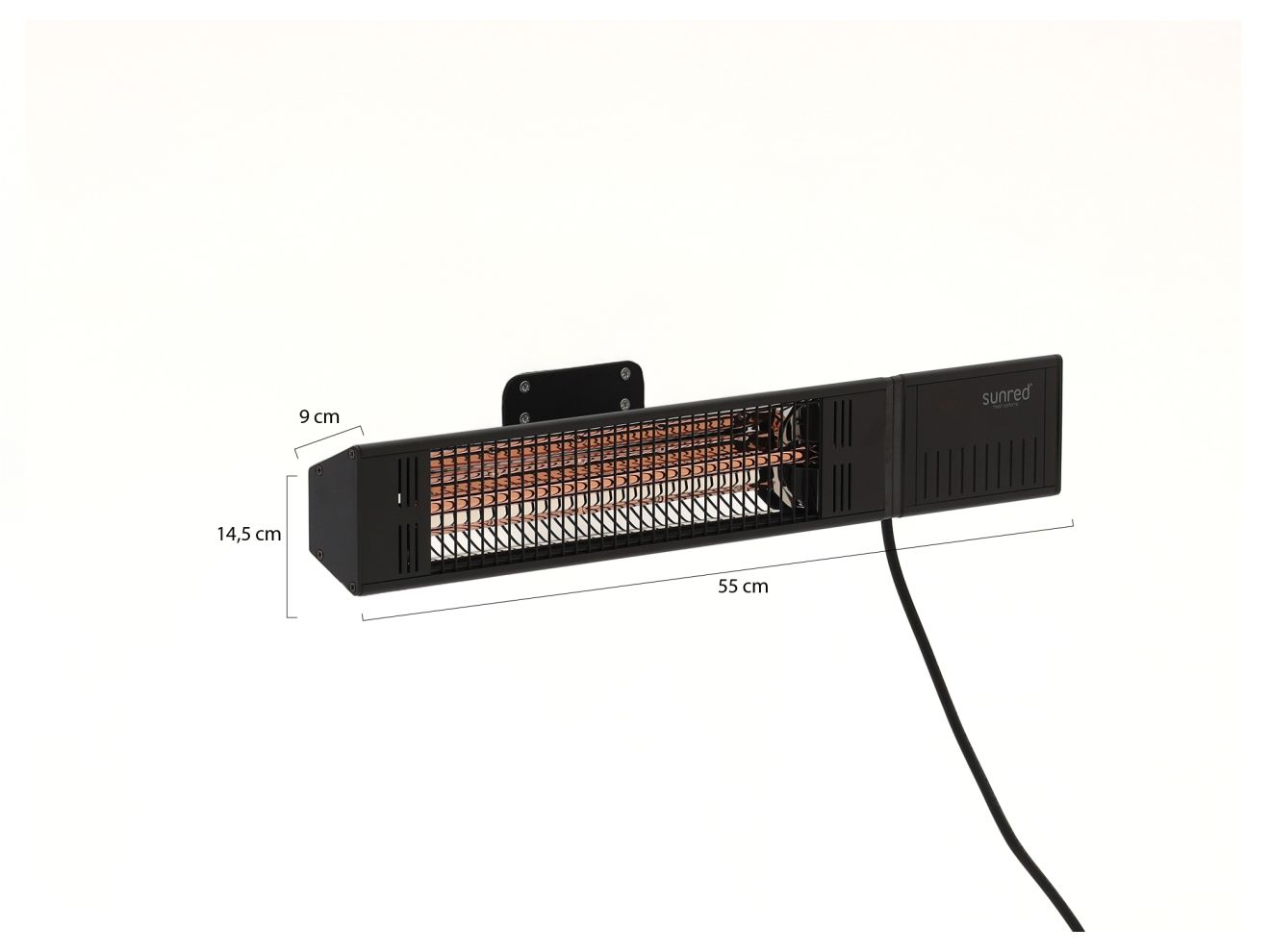Sunred Ultra Fortuna Wand Heizstrahler 1500 Watt günstig online kaufen