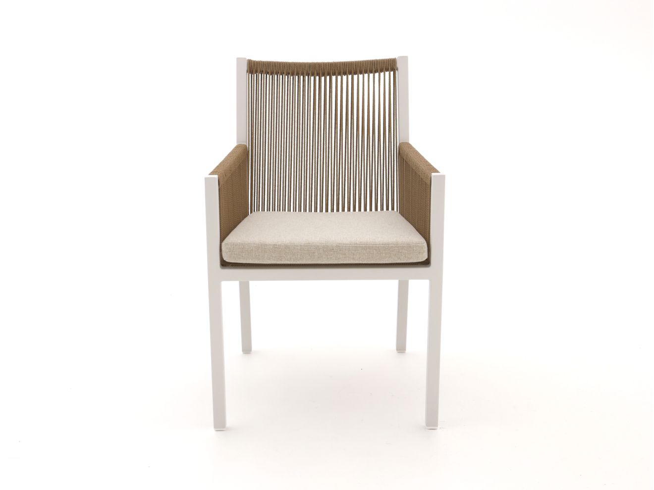 Manifesto Rivola/Induno dänisch oval 180 cm Gartenmöbel-Set 5-teilig Weiß  Rabatt: 17 %