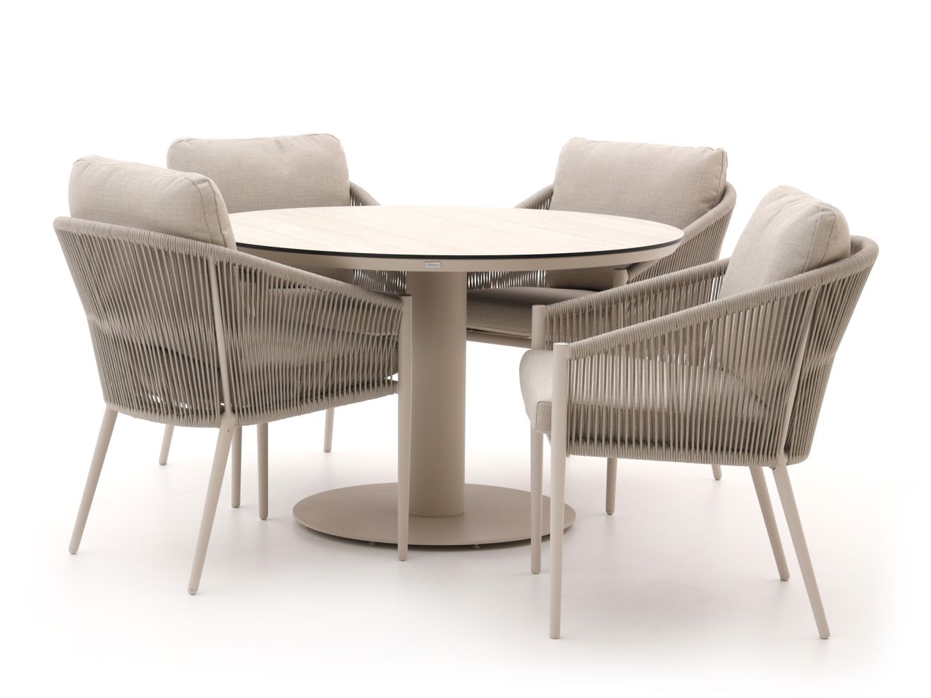 Bellagio Mineo/La Fonte ø120cm Gartenmöbel-Set 5-teilig Taupe 120cm Rabatt: 19 % Bellagio Mineo/La Fonte ø120cm Gartenmöbel-Set 5-teilig Taupe 120cm Rabatt: 19 %