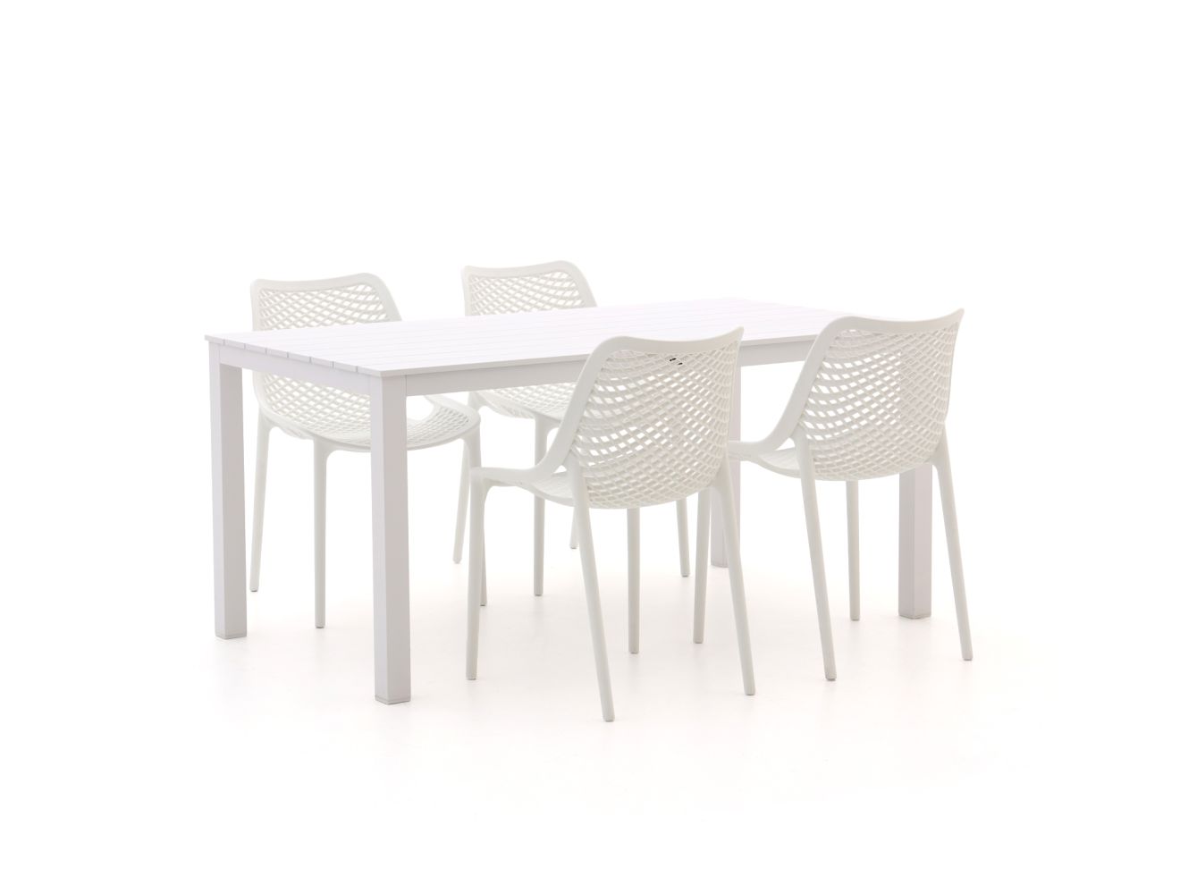 Forza Ripi/Menzano 160 cm Gartenmöbel-Set 5-teilig stapelbar günstig online kaufen