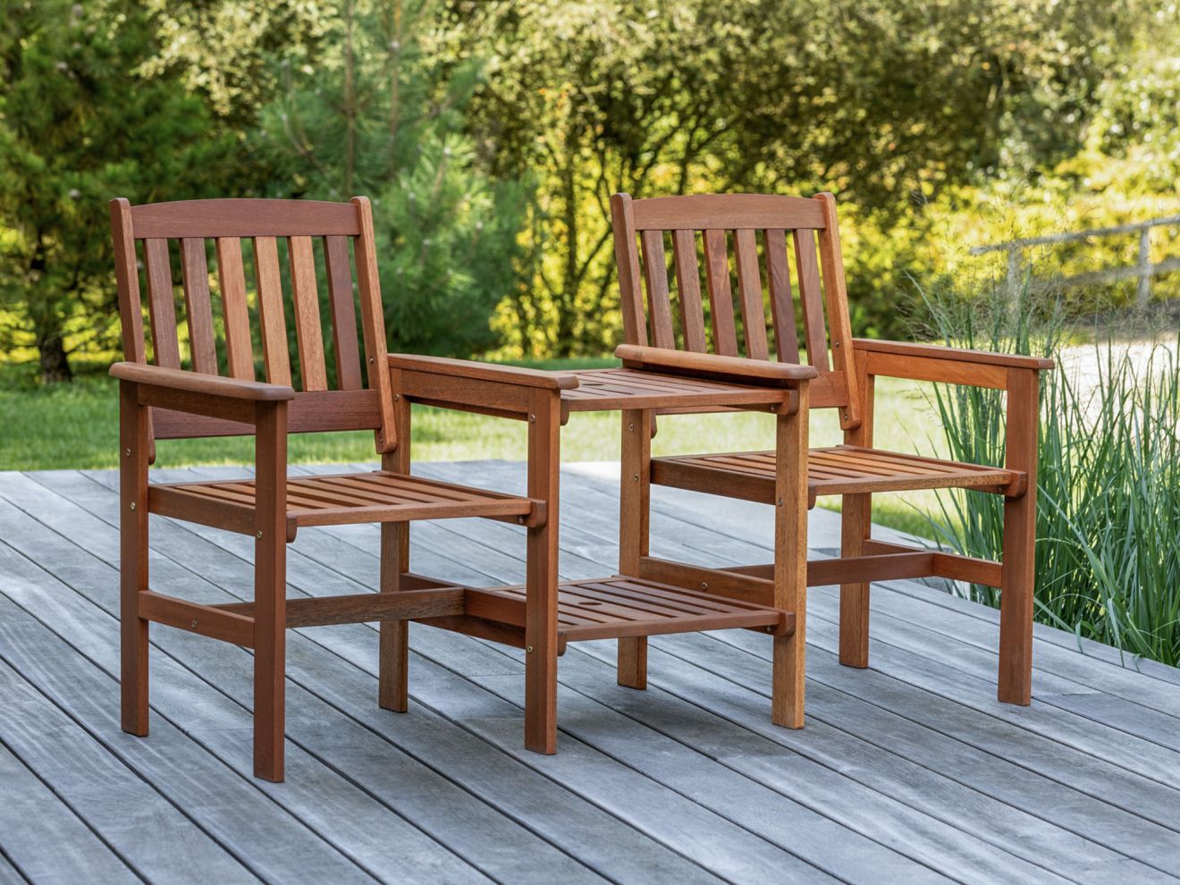 Guarde 2-Sitzer Gartenbank 160 cm Taupe 160x54cm Rabatt: 15 %