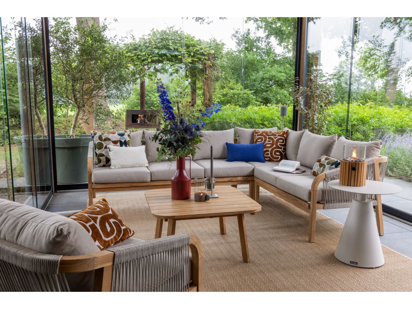 Bellagio Perzano Loungetisch 80x80x42 cm Braun  Rabatt: 20 %