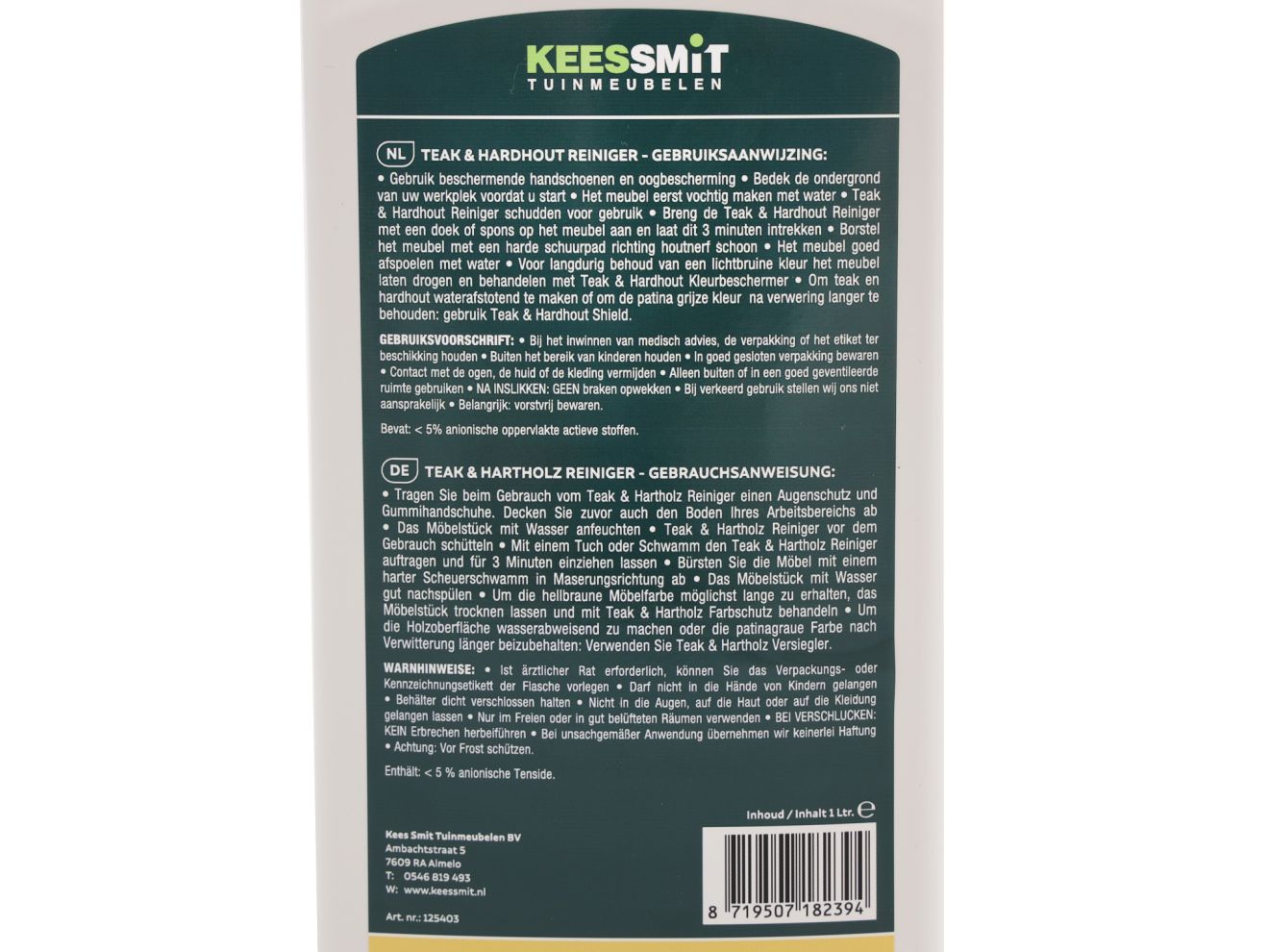 Kees Smit Teak & Hartholz Pflege-Set...