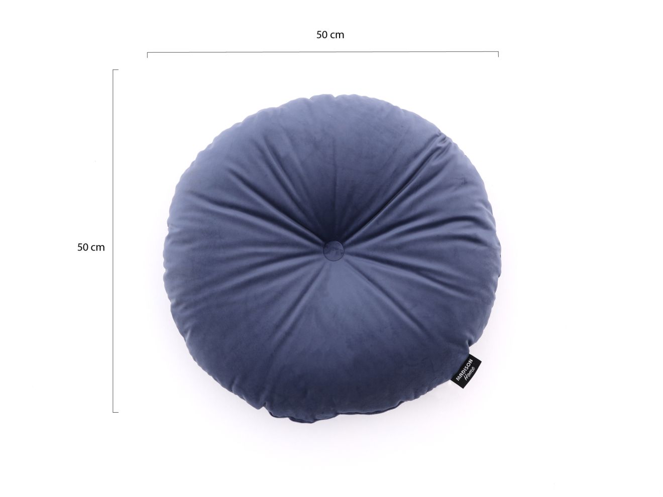 Madison Home Dekokissen ø 50 cm Blau 50x50cm Rabatt: 30 %