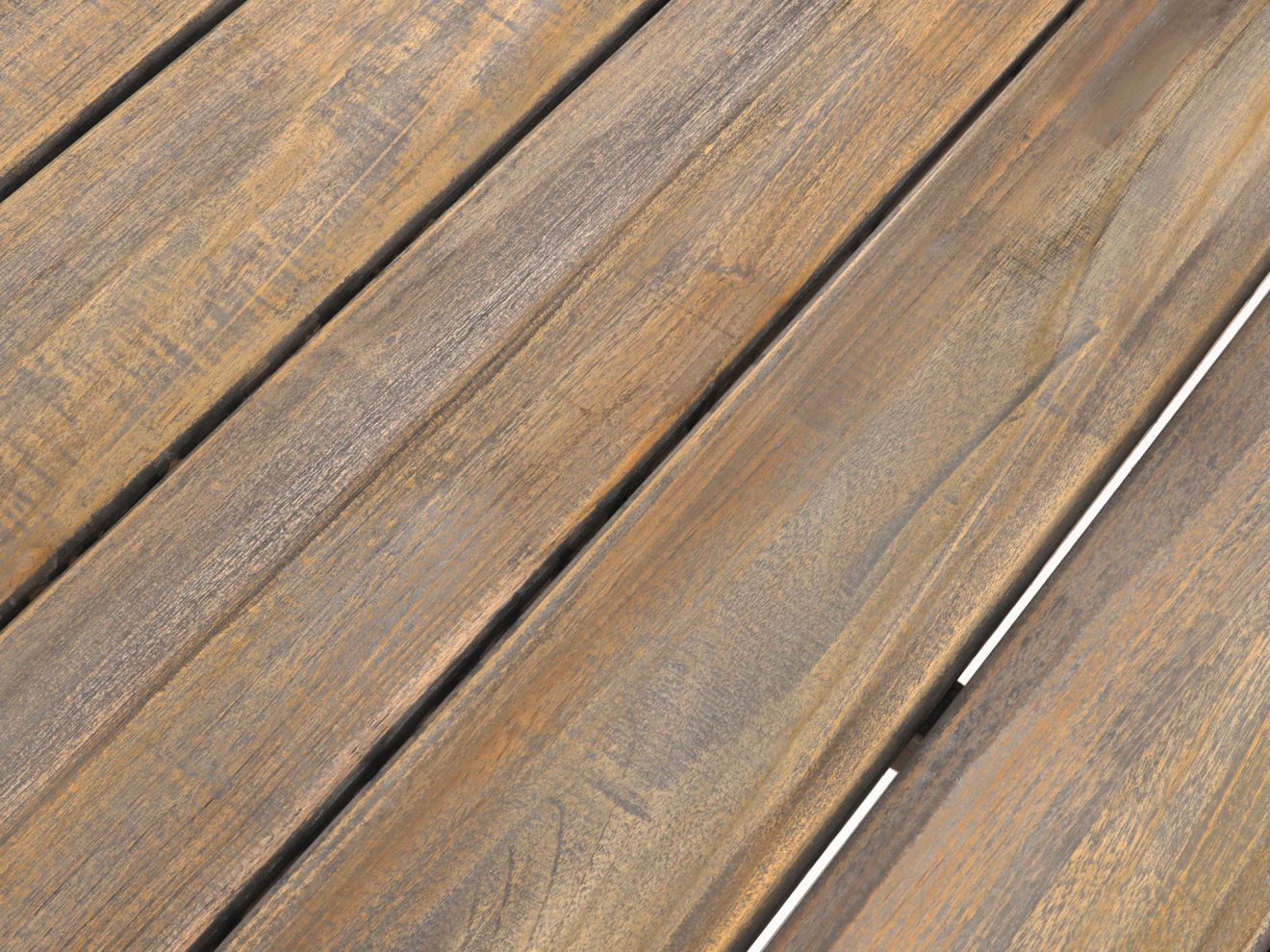 ROUGH-X Gartentisch 400x100x76 cm Braun ... ROUGH-X Gartentisch 400x100x76 cm Braun ...