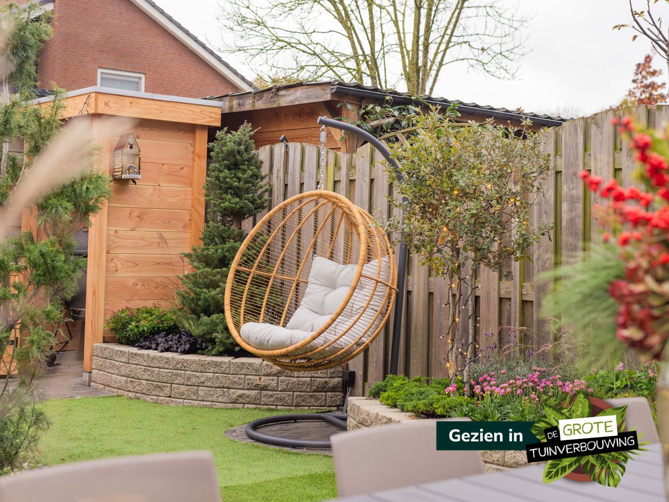 Manifesto Meduno Hängesessel mit Gestell Taupe  Rabatt: 24 %