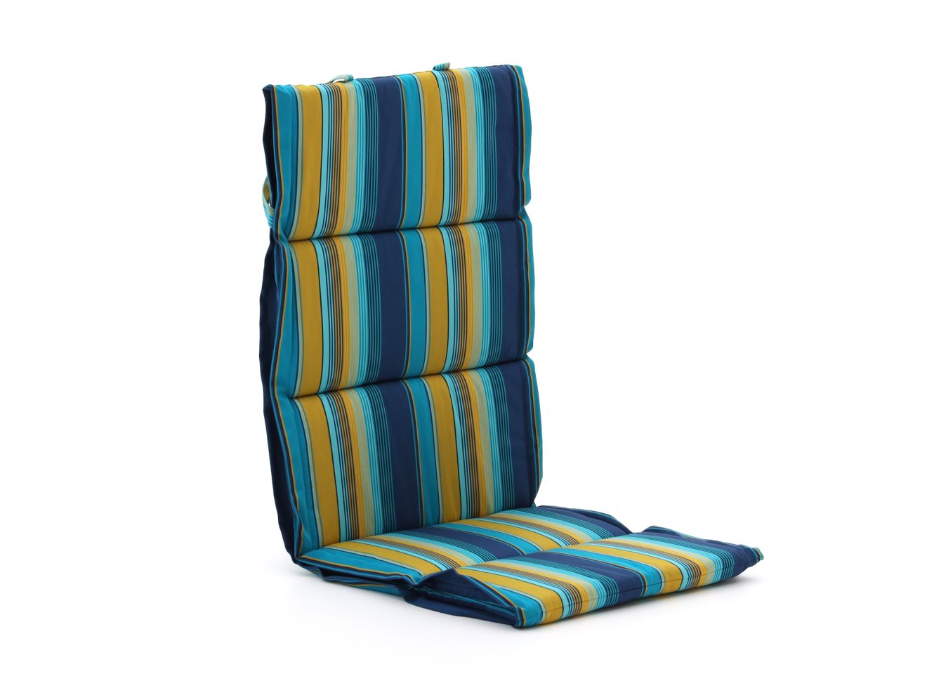 Auflage Hochlehner dünn 123×50 cm Blau/Gelb/Grün 123x50cm Rabatt: 21 %