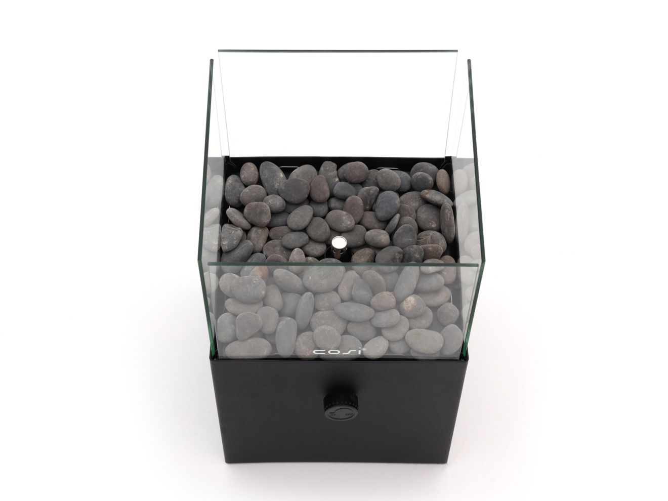 Cosiscoop Square Tischkamin 20x20 cm (h:30 cm) Schwarz