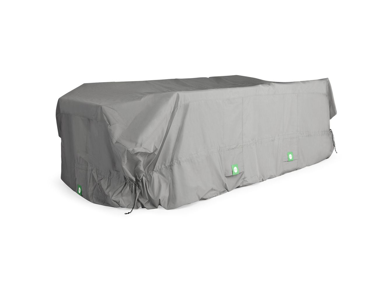 + 15 % Kassenrabatt | SUNS Gartenmöbelabdeckung S13 für Nardo Gartensofa inkl. Ecke links 260x80x87 cm