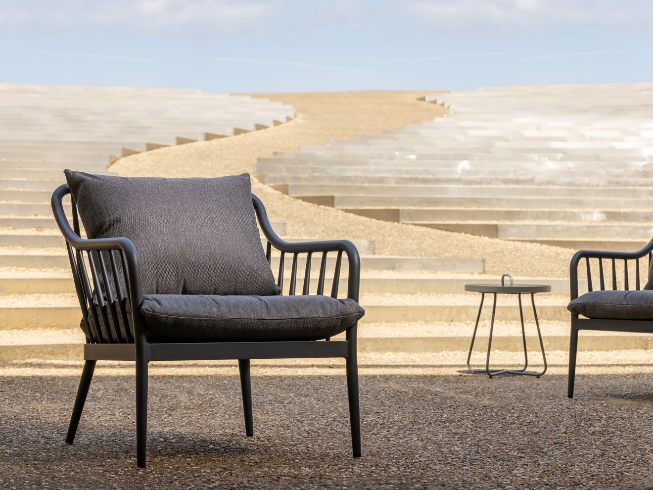 Manifesto Celante Gartensessel Grau  Rab...