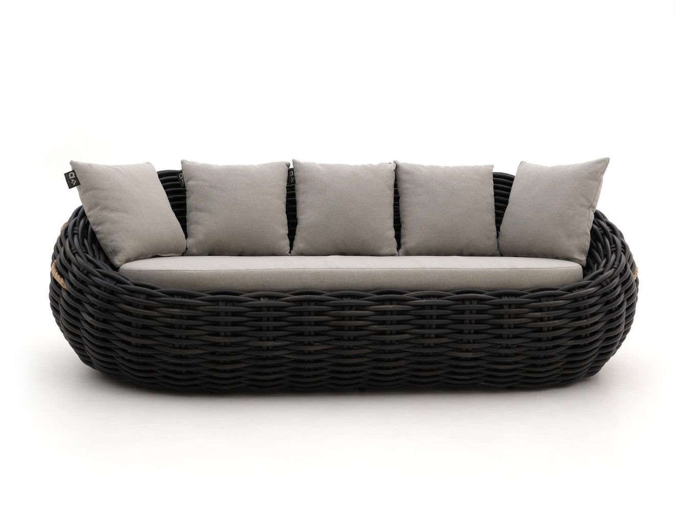 Apple Bee Cocoon Gartensofa 237 cm Schwarz 237x127cm Rabatt: 8 %