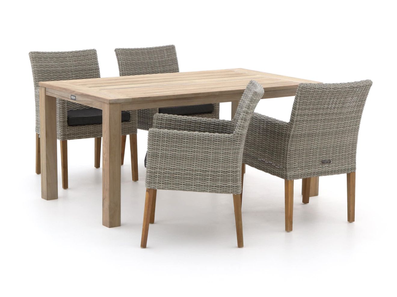 Intenso Lesa/ROUGH-S 160 cm Gartenmöbel-Set 5-teilig Braun  Rabatt: 34 %