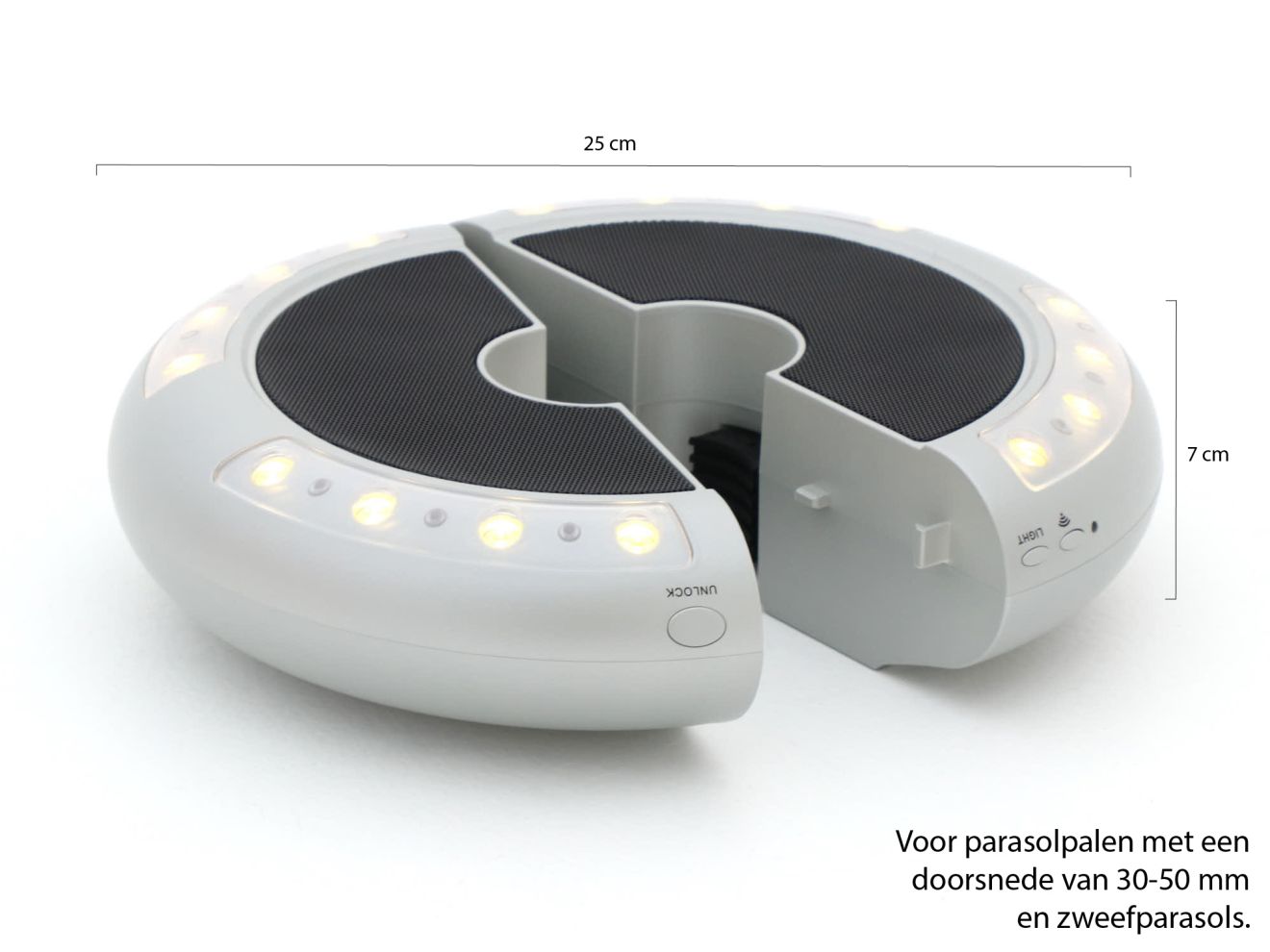 Shadowline LED Sonnenschirm Beleuchtung mit Speaker günstig online kaufen
