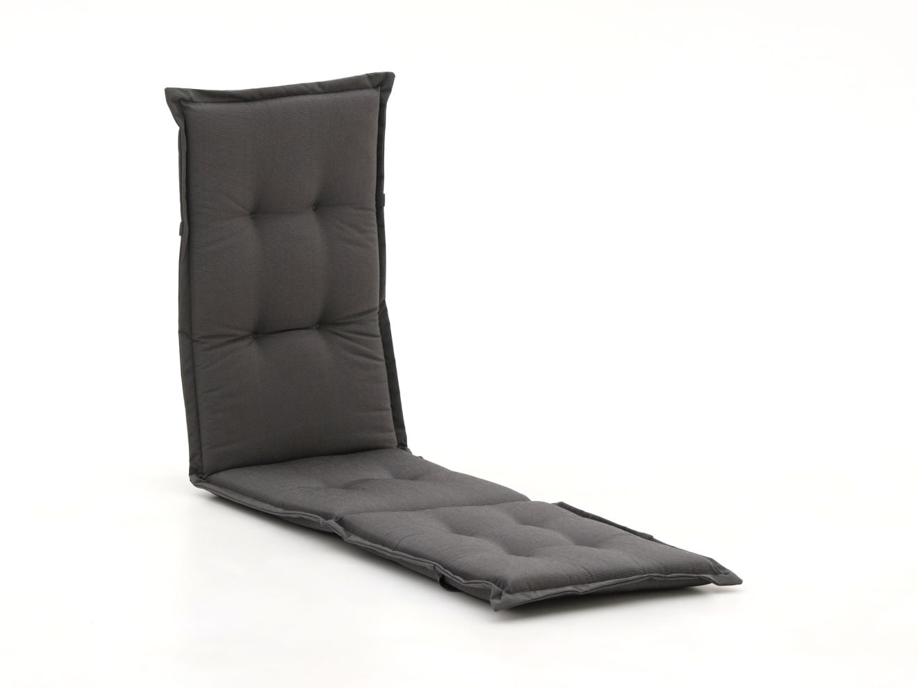 Tex Style Deckchair Auflage 195x45 cm Schwarz 195x45cm