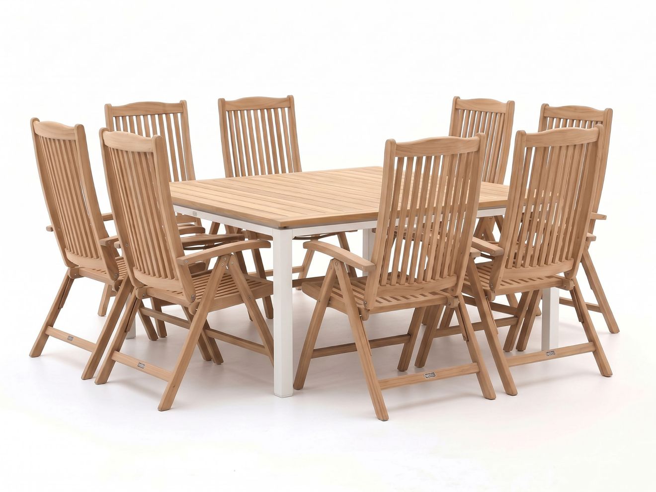 Sunyard Veronica/Linosa 160x160cm dining tuinset 9-delig verstelbaar   Rabatt: 17 %